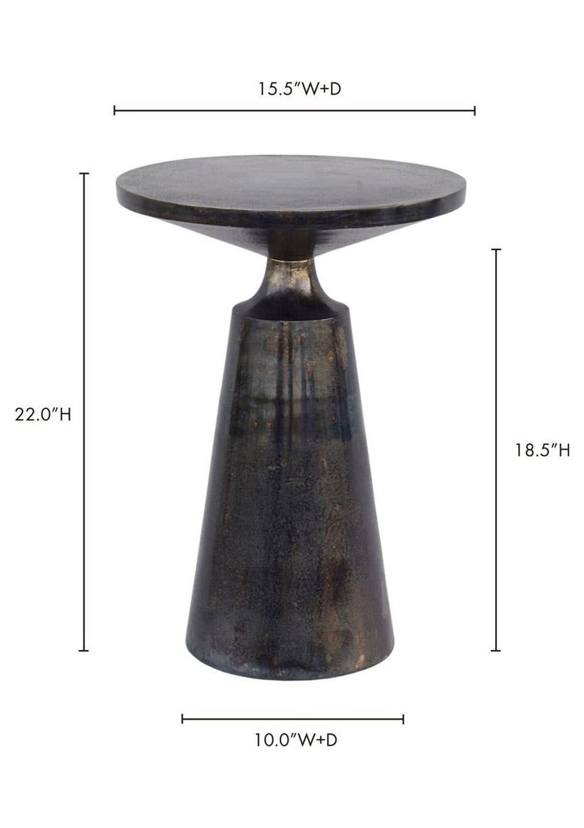 Sonja Accent Table - Charcoal Grey