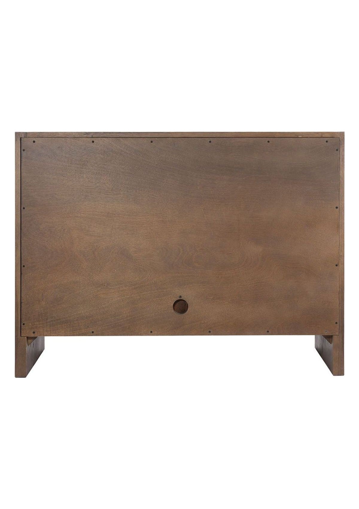 Finley Fluted Two Door Cabinet in Brown