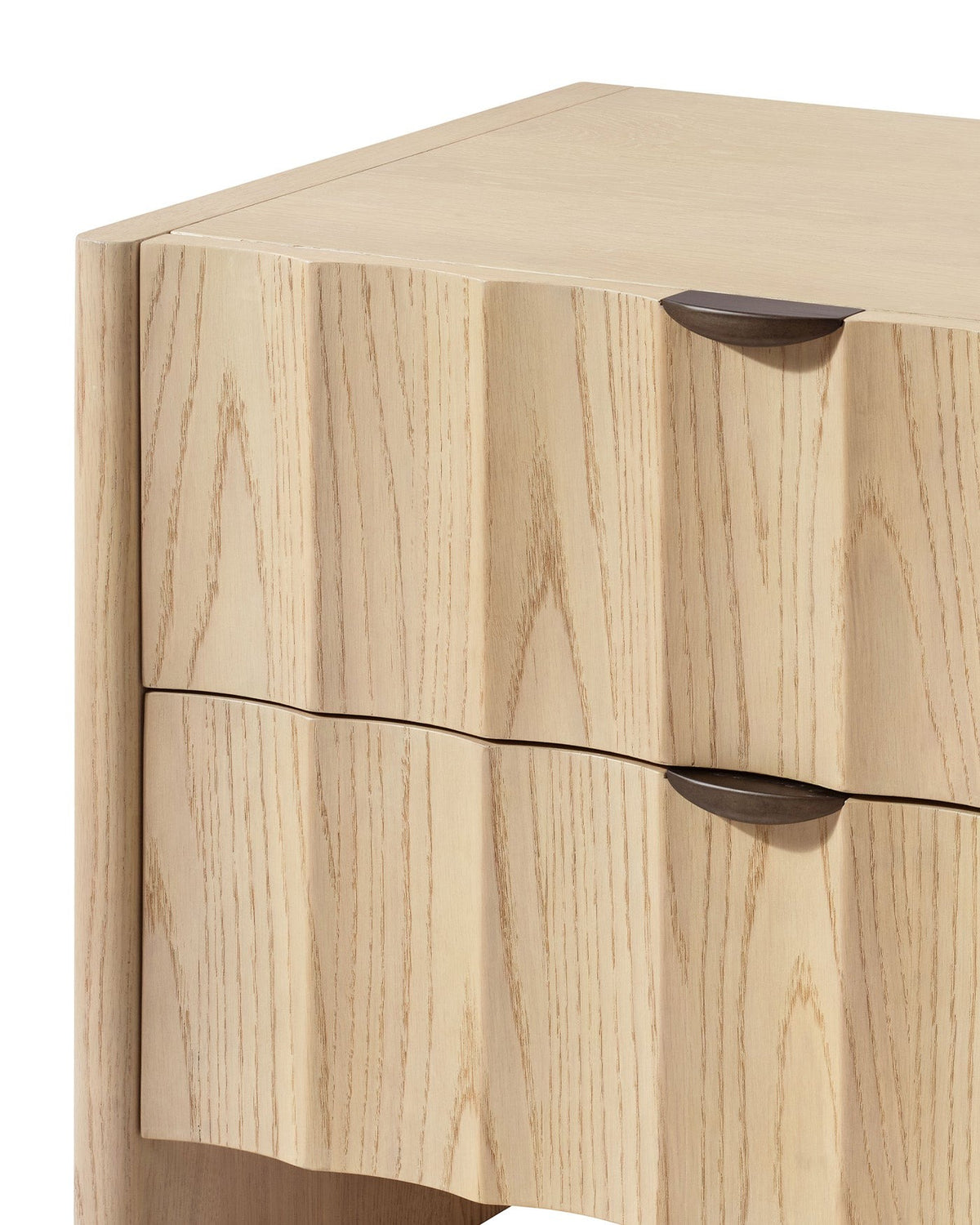 Finley Large Fluted Nightstand in Natural