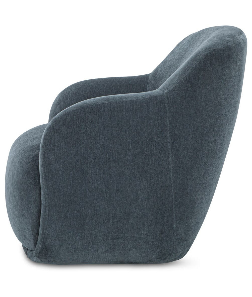 Stevie Lounge Chair - Slate Blue