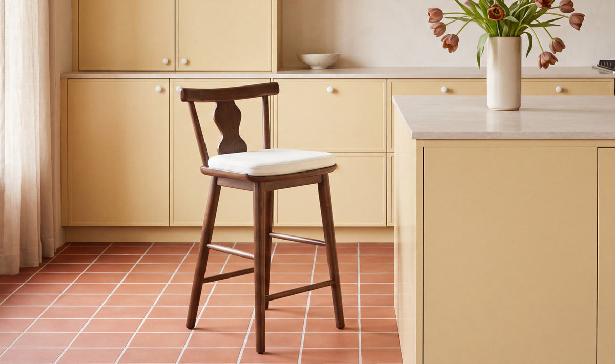 Orla Counter Stool - Dark Brown