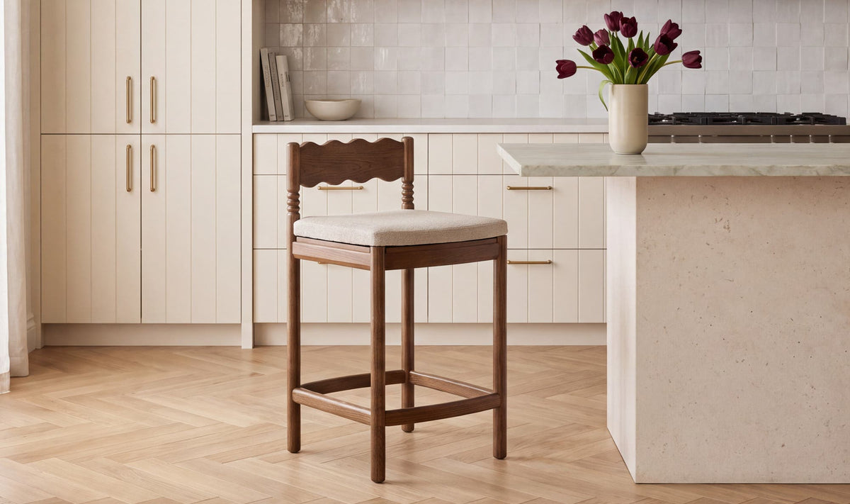 Sai Counter Stool - Light Brown