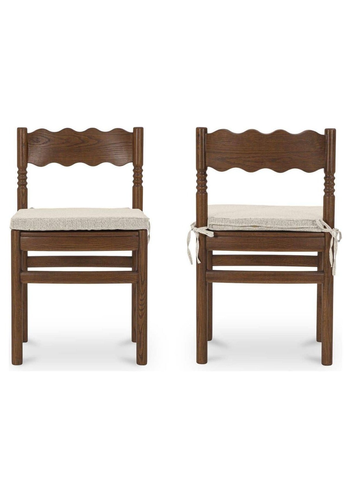 Sai Dining Chair - Set of Two - Light Brown