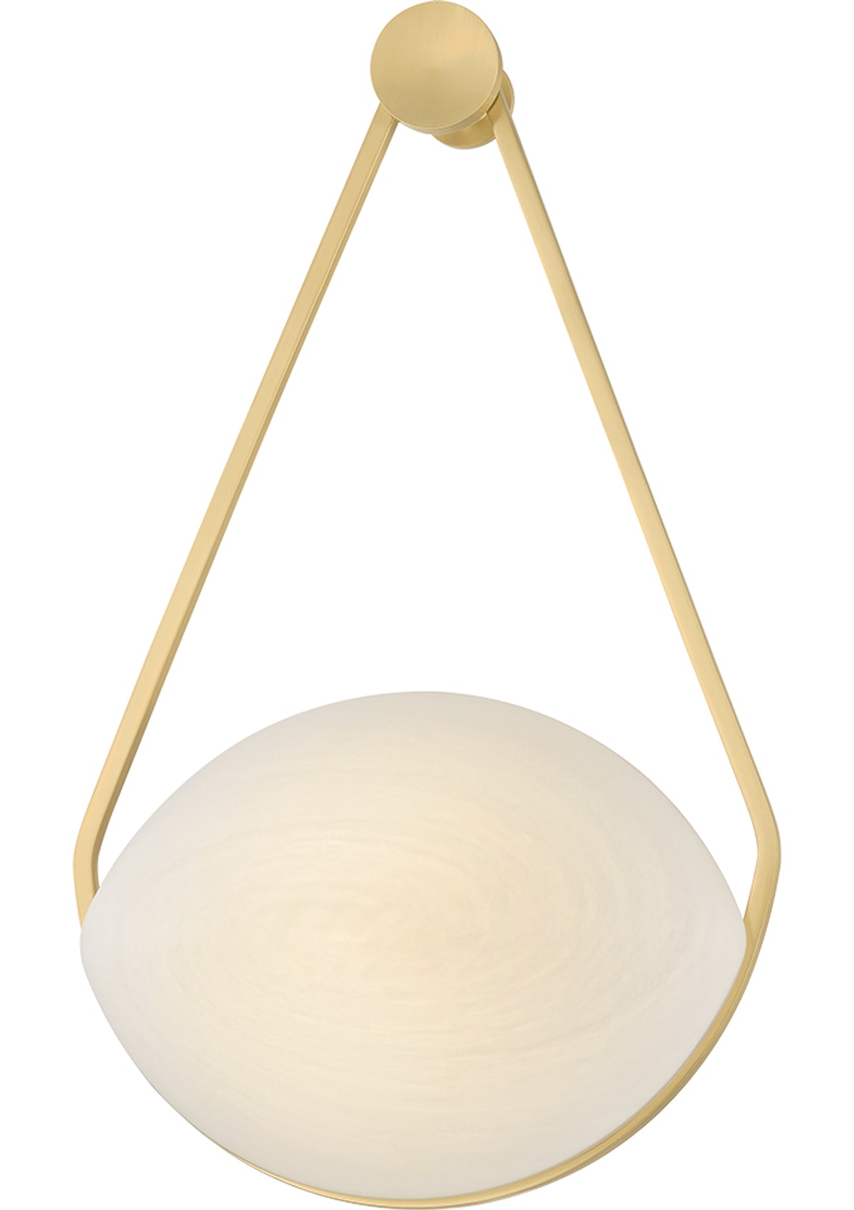 Blaina Wall Sconce in Aged Brass