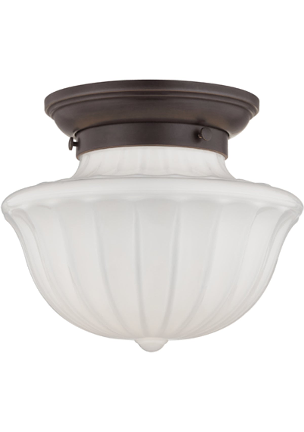 Dutchess Flush Mount – 9" W in Old Bronze