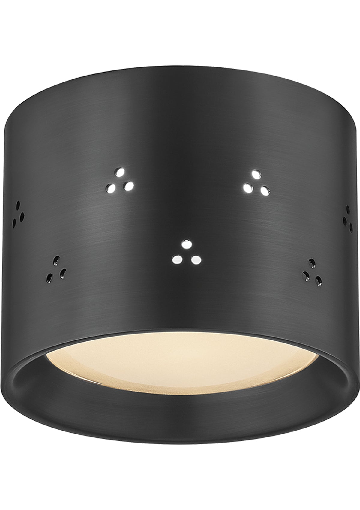 Edisto Flush Mount in Distressed Bronze