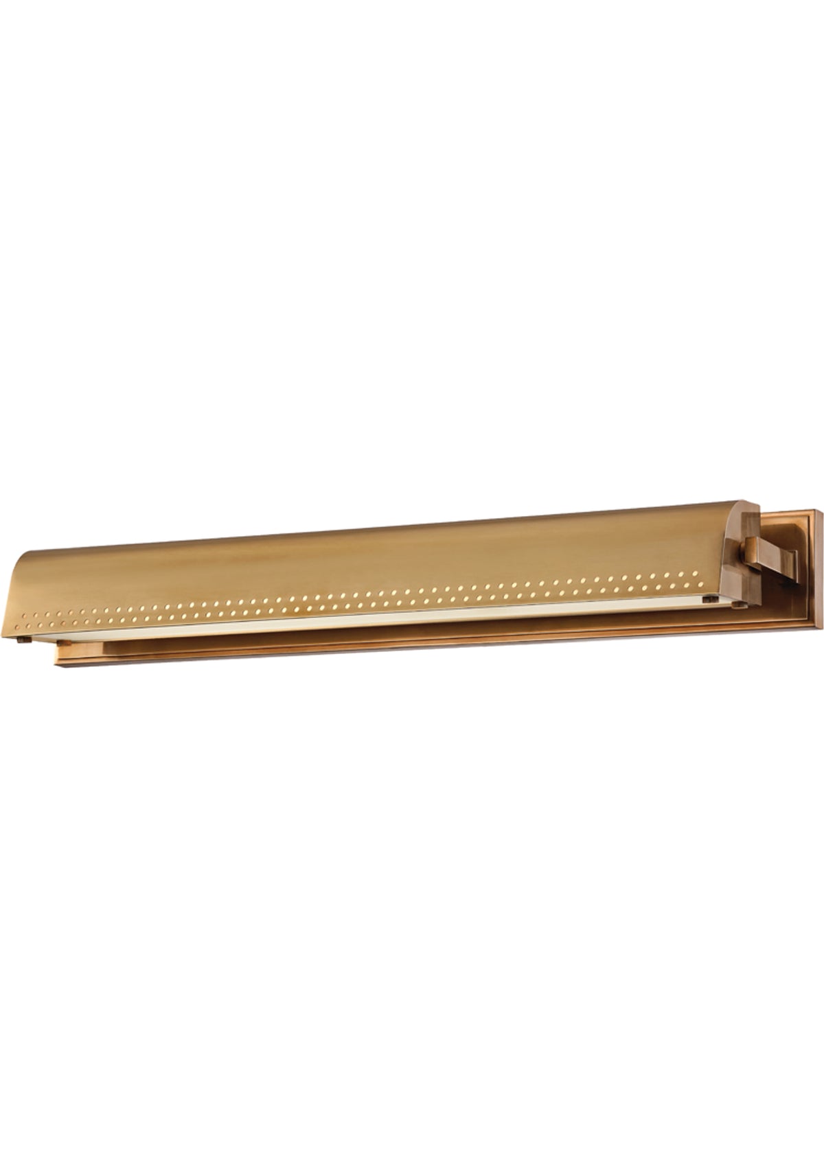 Garfield Picture Light – 26.5" W in Aged Brass