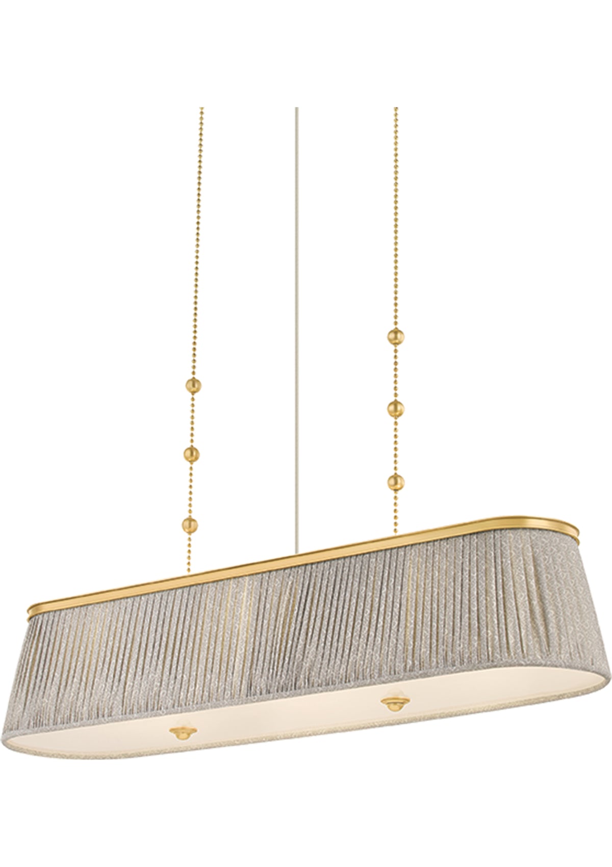 Valeria Linear in Aged Brass