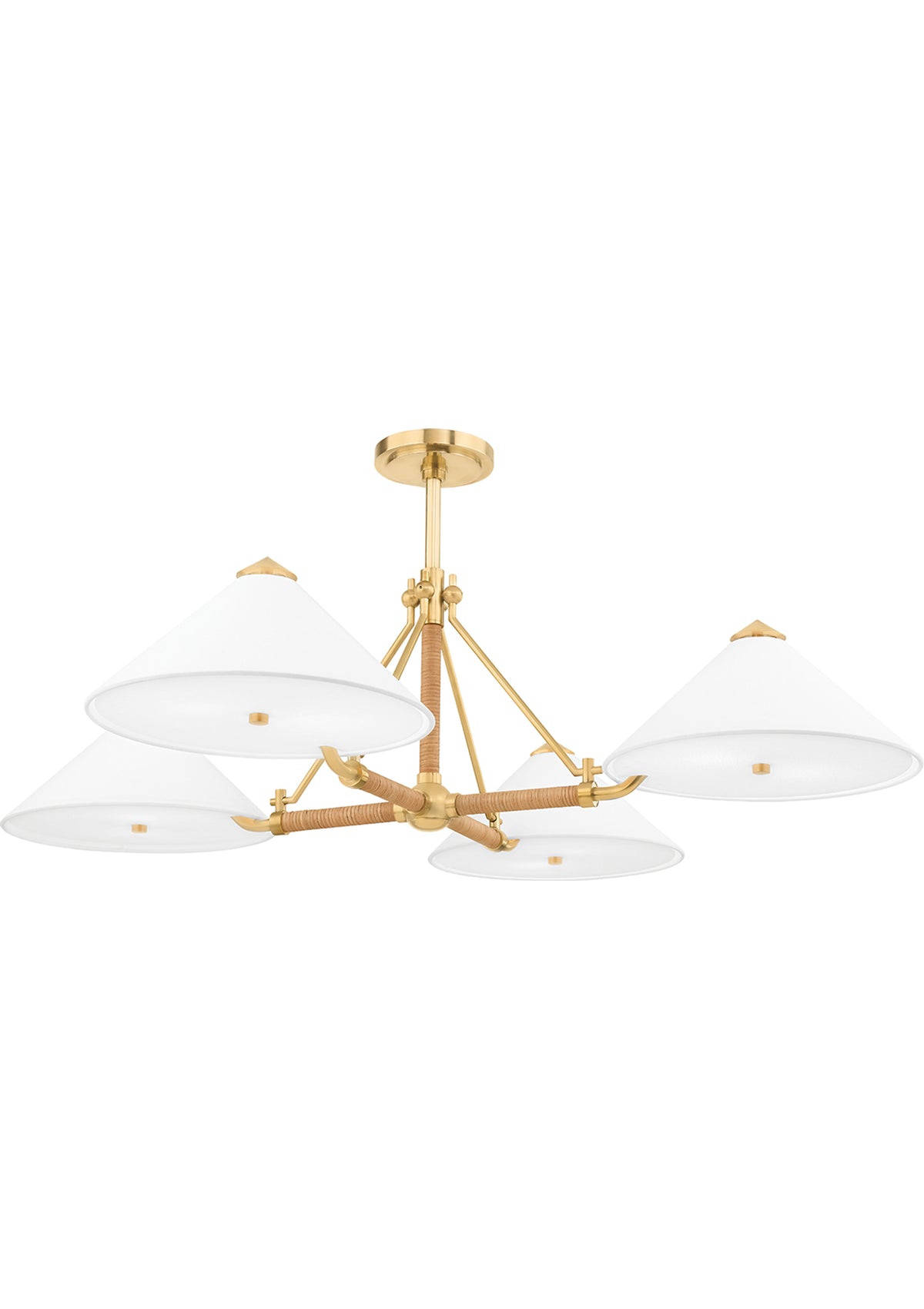 Williamsburg Chandelier in Aged Brass