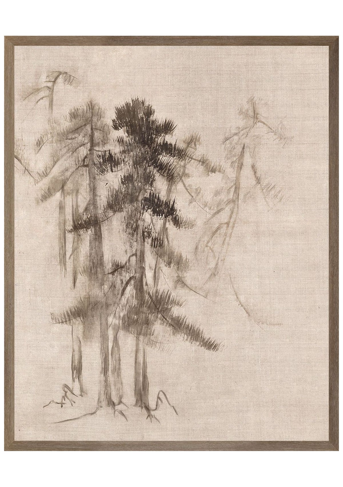 Ink Wash Pines III – Small