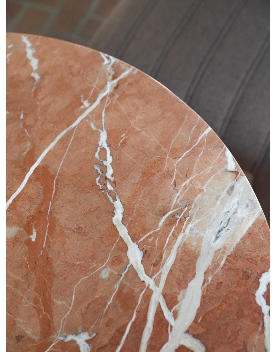 Sage Cafe Table Rosso Alicante Red Marble - Alicante Marble