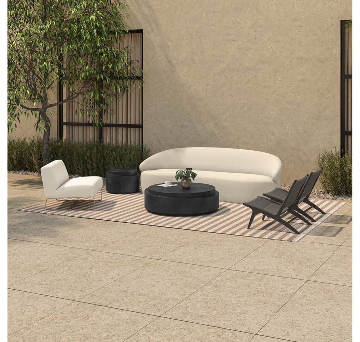 Cosmo Outdoor Coffee Table - Black