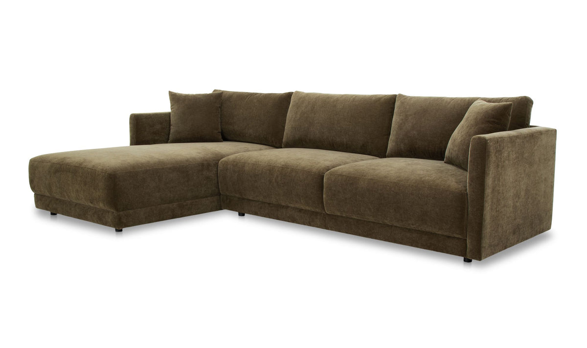 Bryn Sectional Left Heritage Cedar Green - Heritage Green