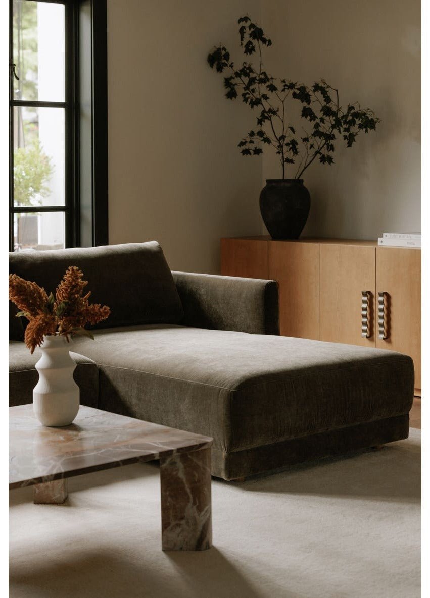 Bryn Sectional Right Heritage Cedar Green - Heritage Green