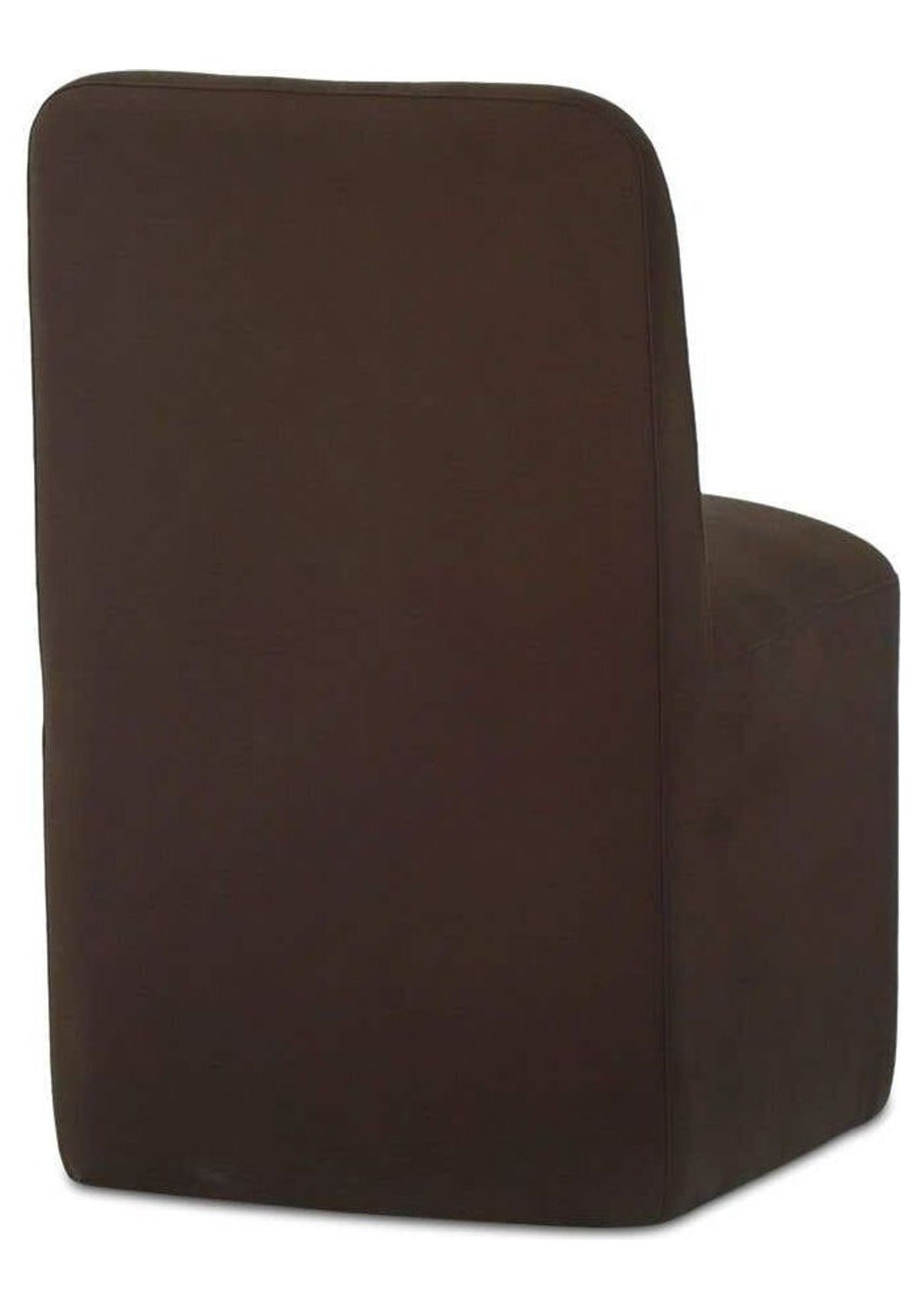 Bent Rolling Dining Chair - Set of Two - Dark Brown