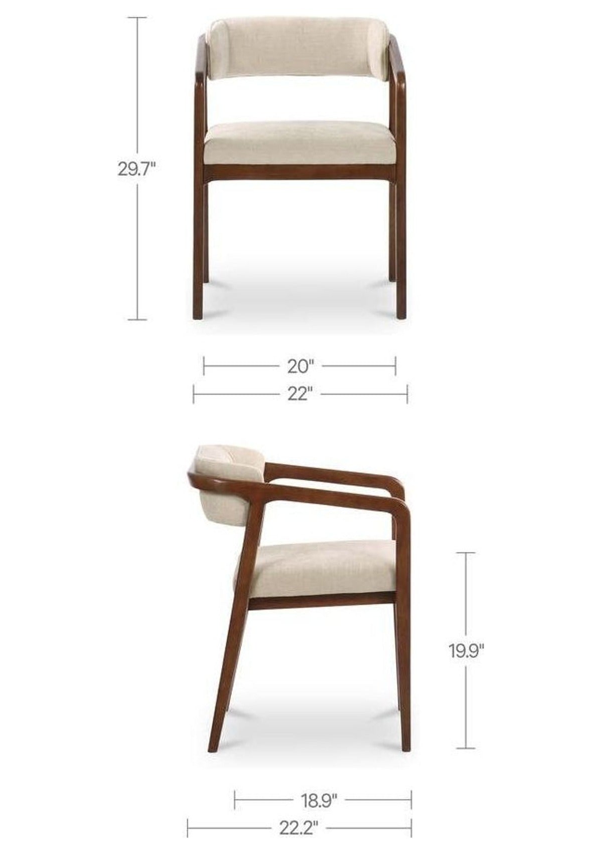 Calder Dining Chair - Oat