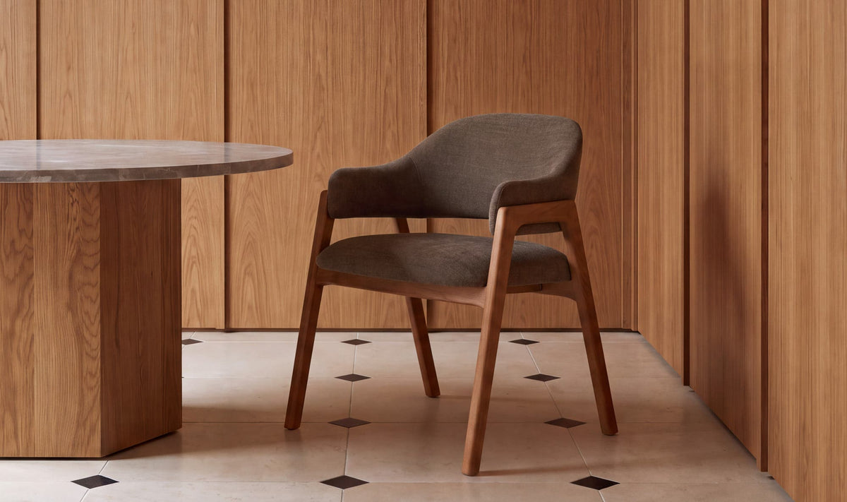 Halden Dining Chair - Cool Brown
