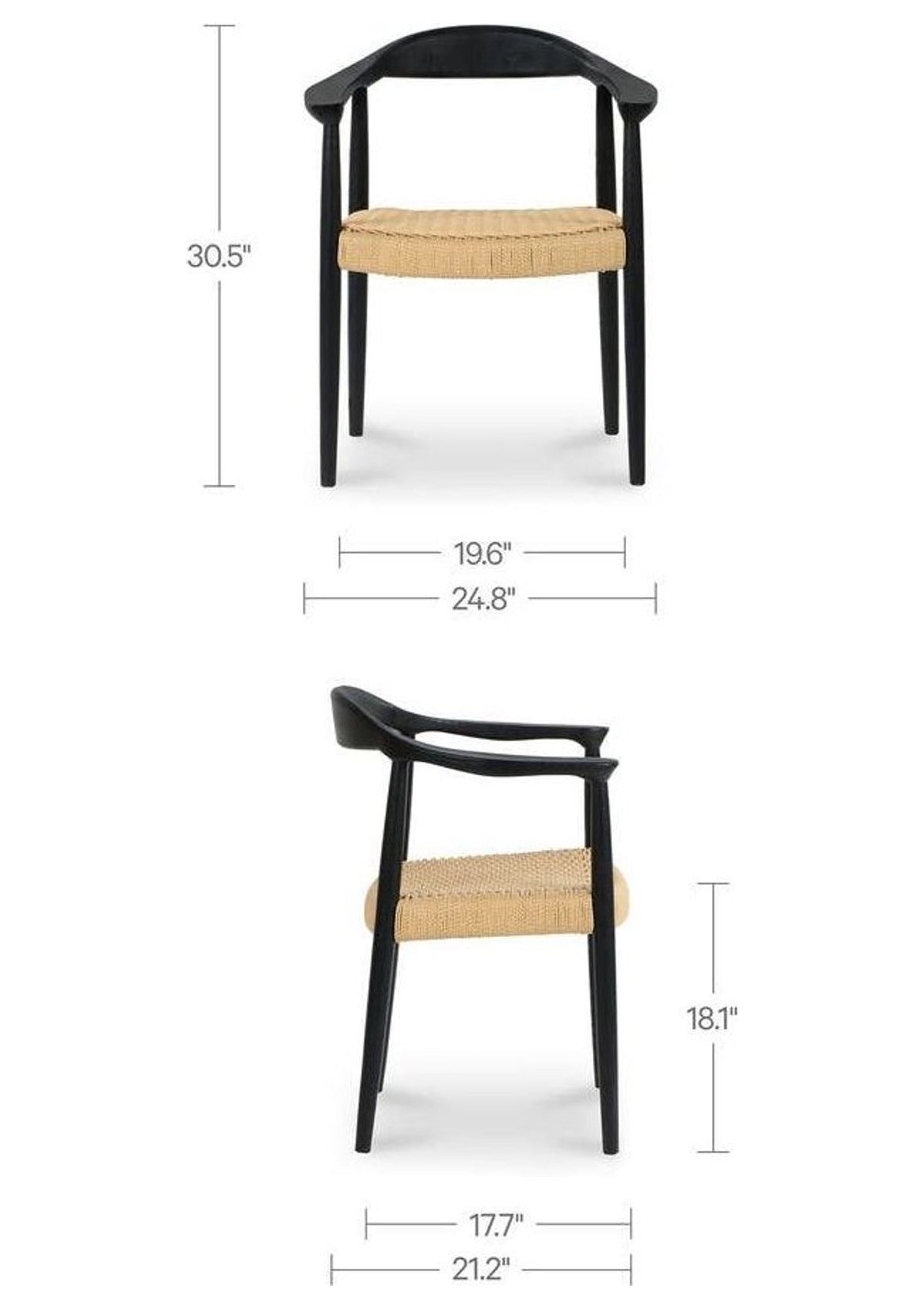 Wynn Dining Chair - Black