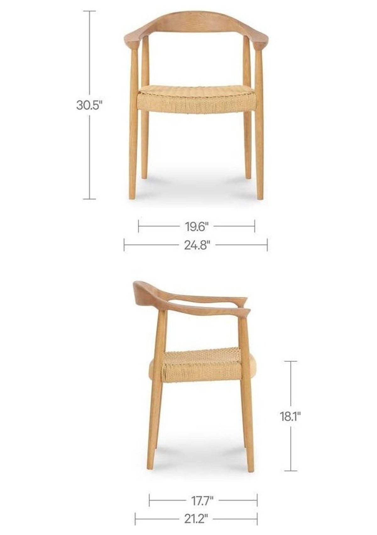 Wynn Dining Chair - Natural
