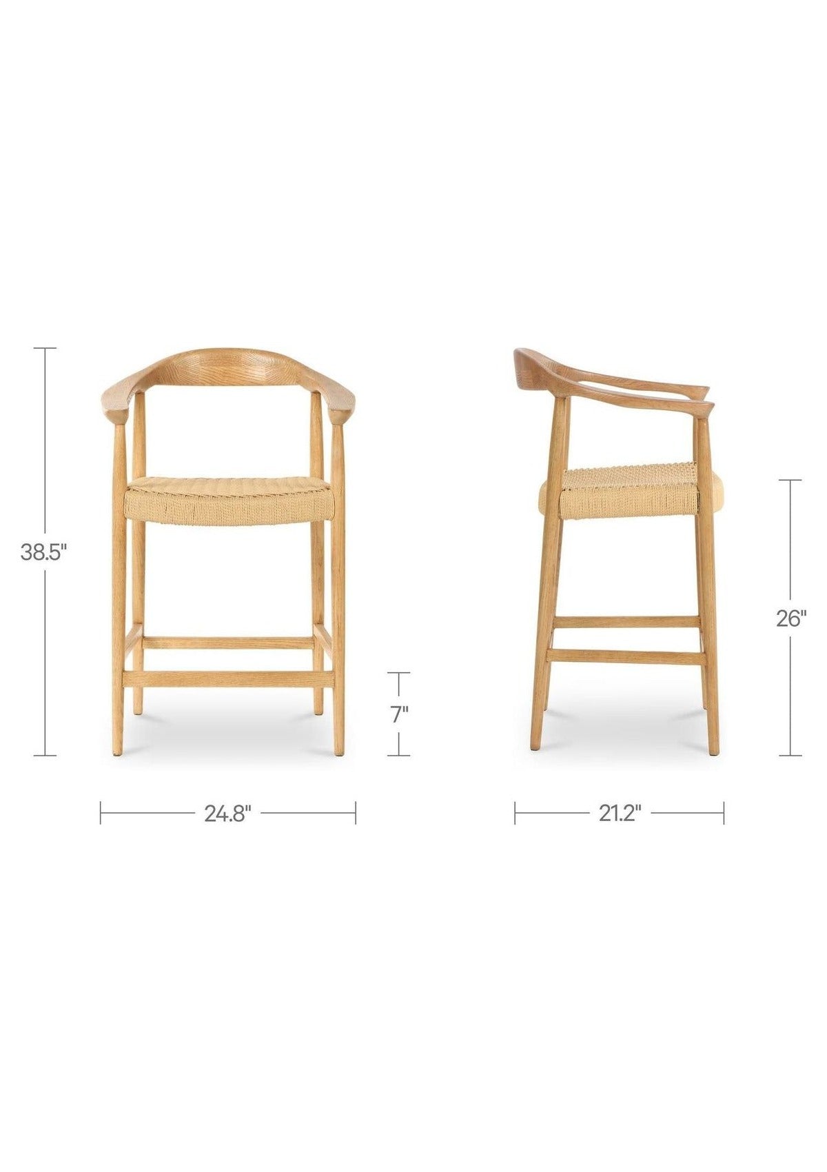 Wynn Counter Stool - Natural