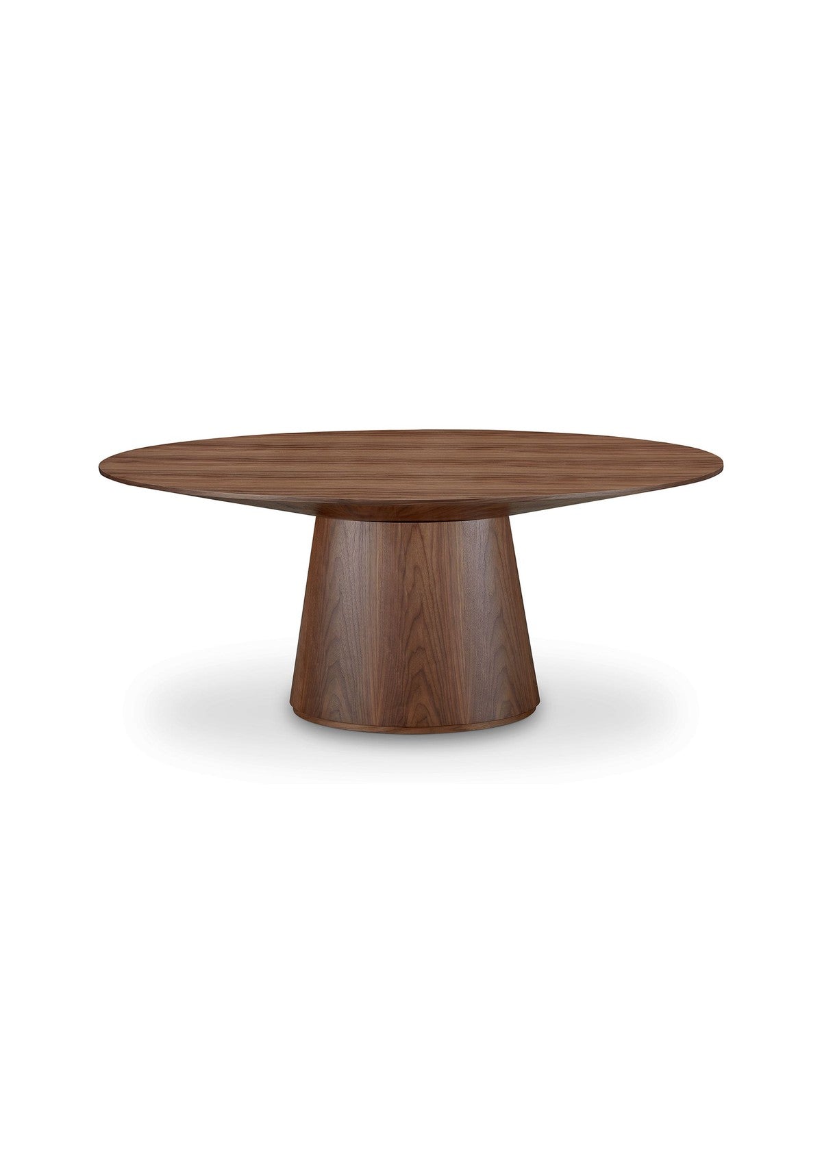 Otago Oval Dining Table Brown - Walnut