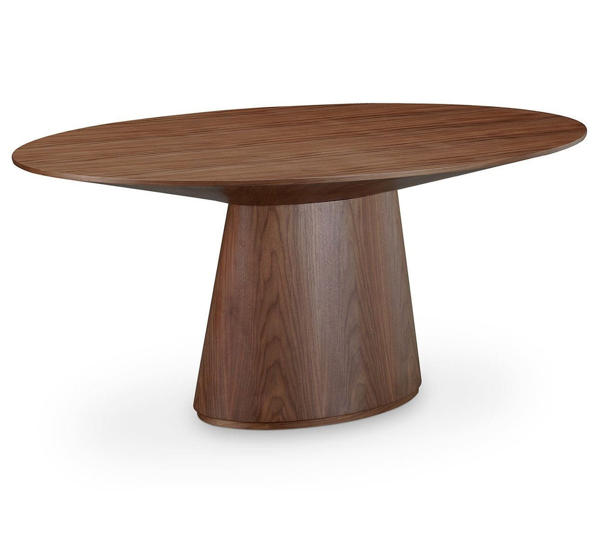 Otago Oval Dining Table Brown - Walnut
