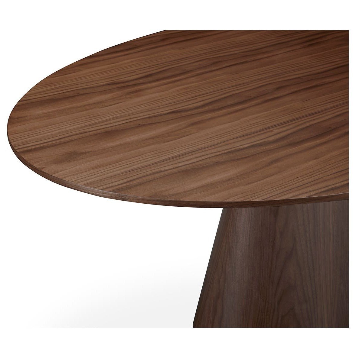 Otago Oval Dining Table Brown - Walnut