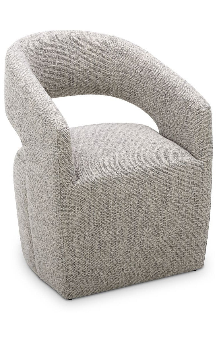 Barrow Rolling Dining Chair - Grey Storm