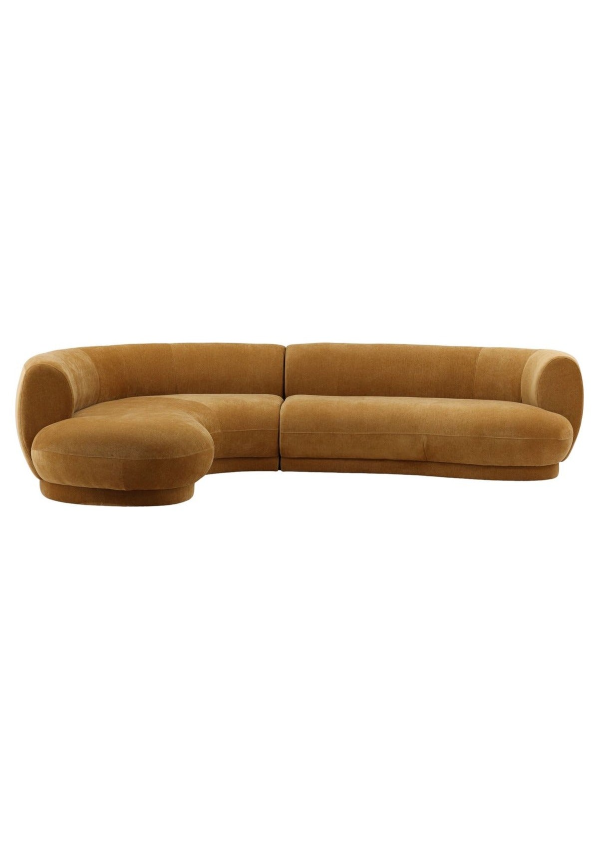 Lake Chaise Sectional - Ochre / Left Facing Chaise