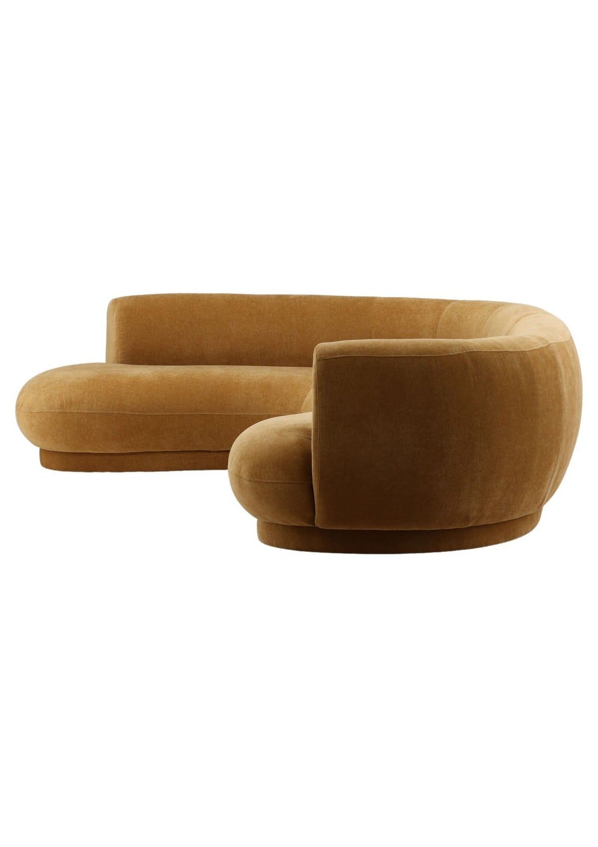 Lake Chaise Sectional - Ochre / Left Facing Chaise
