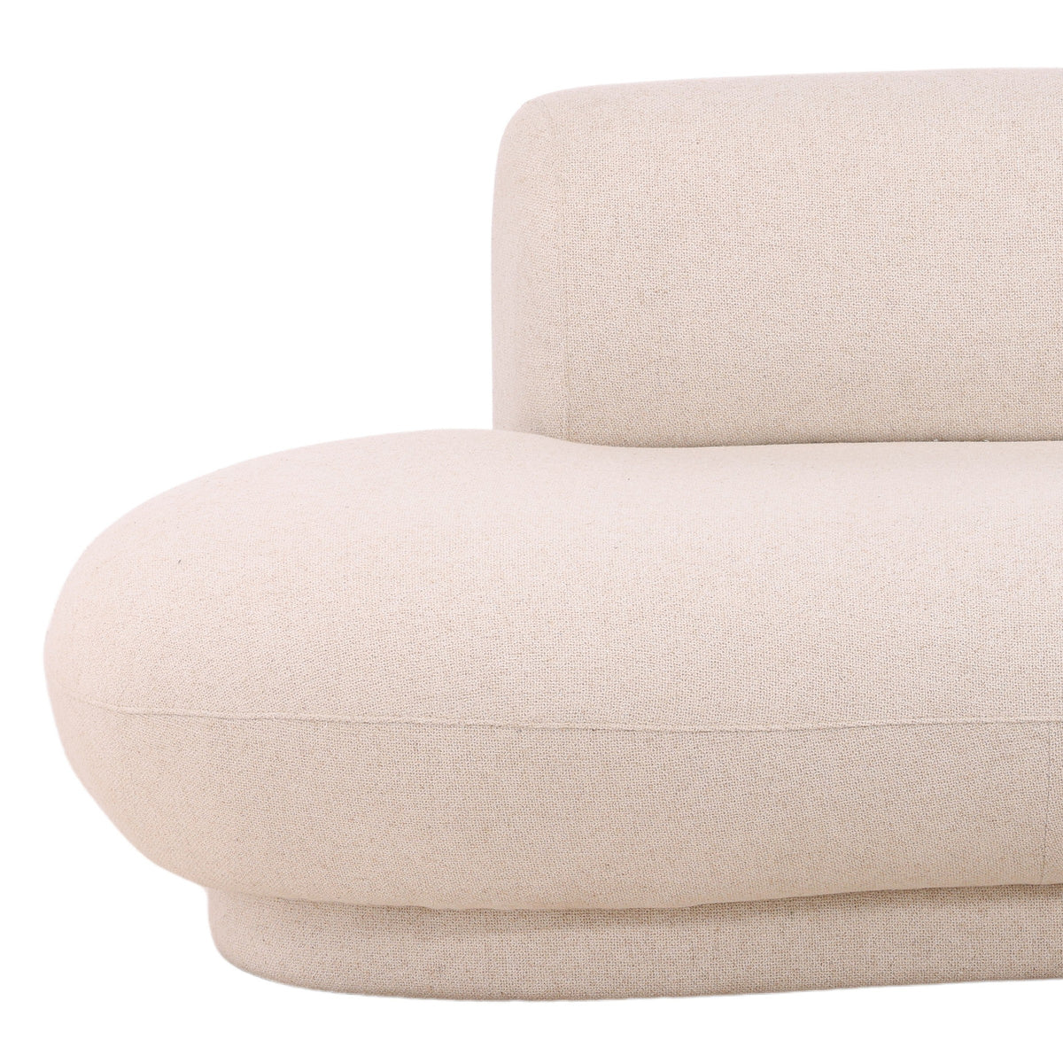 Lake Chaise Sectional - Cream / Left Facing Chaise