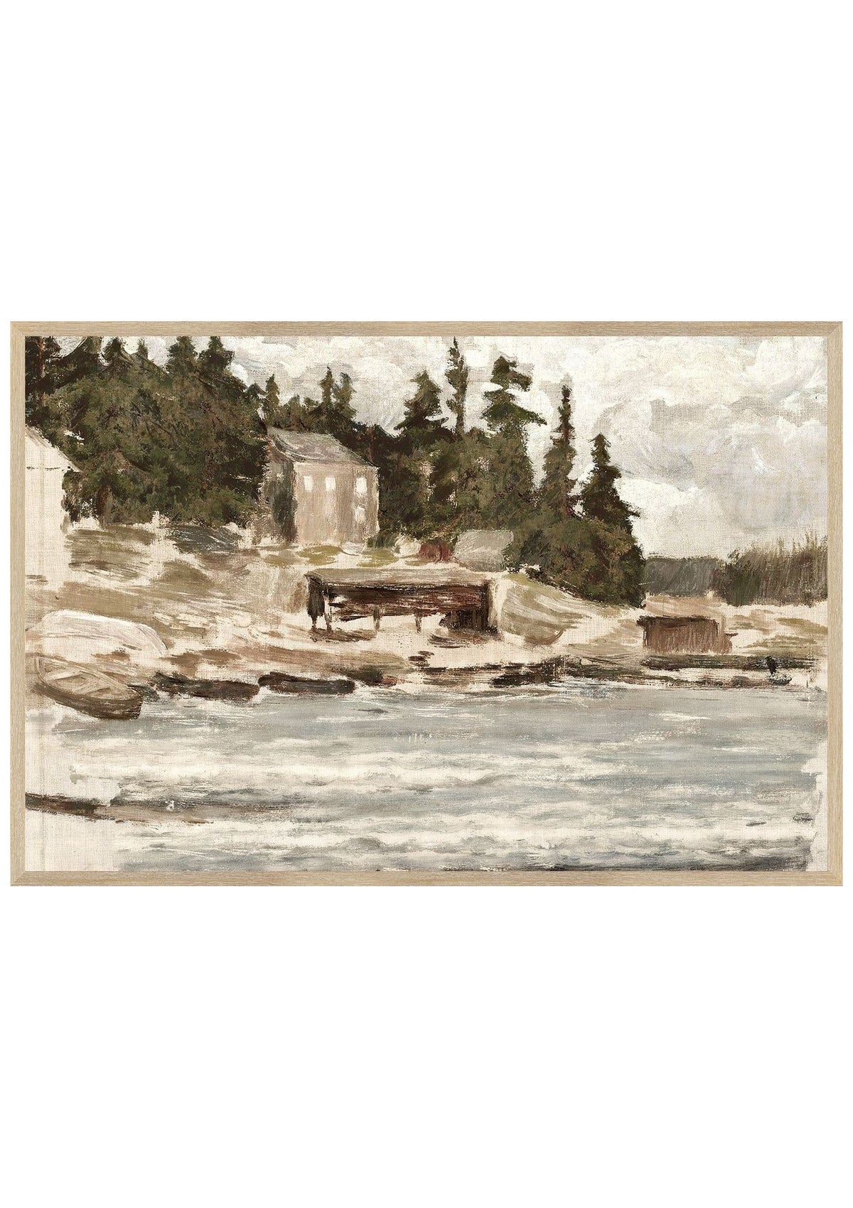 Lakeside Sketch C. 1885 – Small