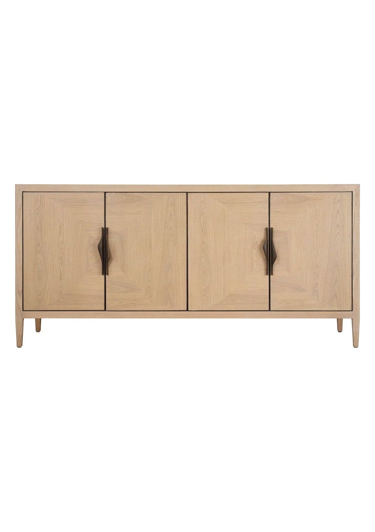 Landmark Four Door Credenza in Natural