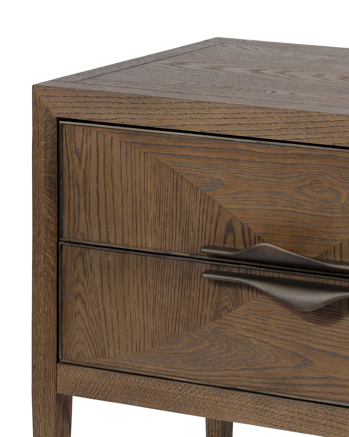 Landmark Two Drawer Nightstand in Brown