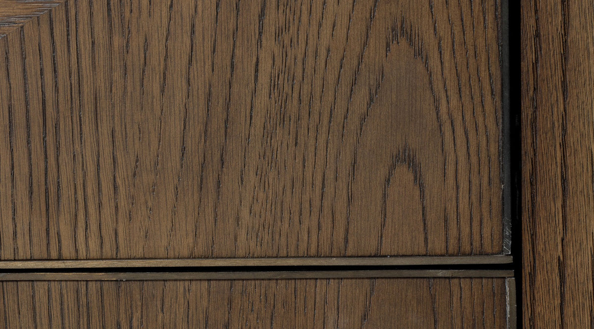 Landmark Two Drawer Nightstand in Brown