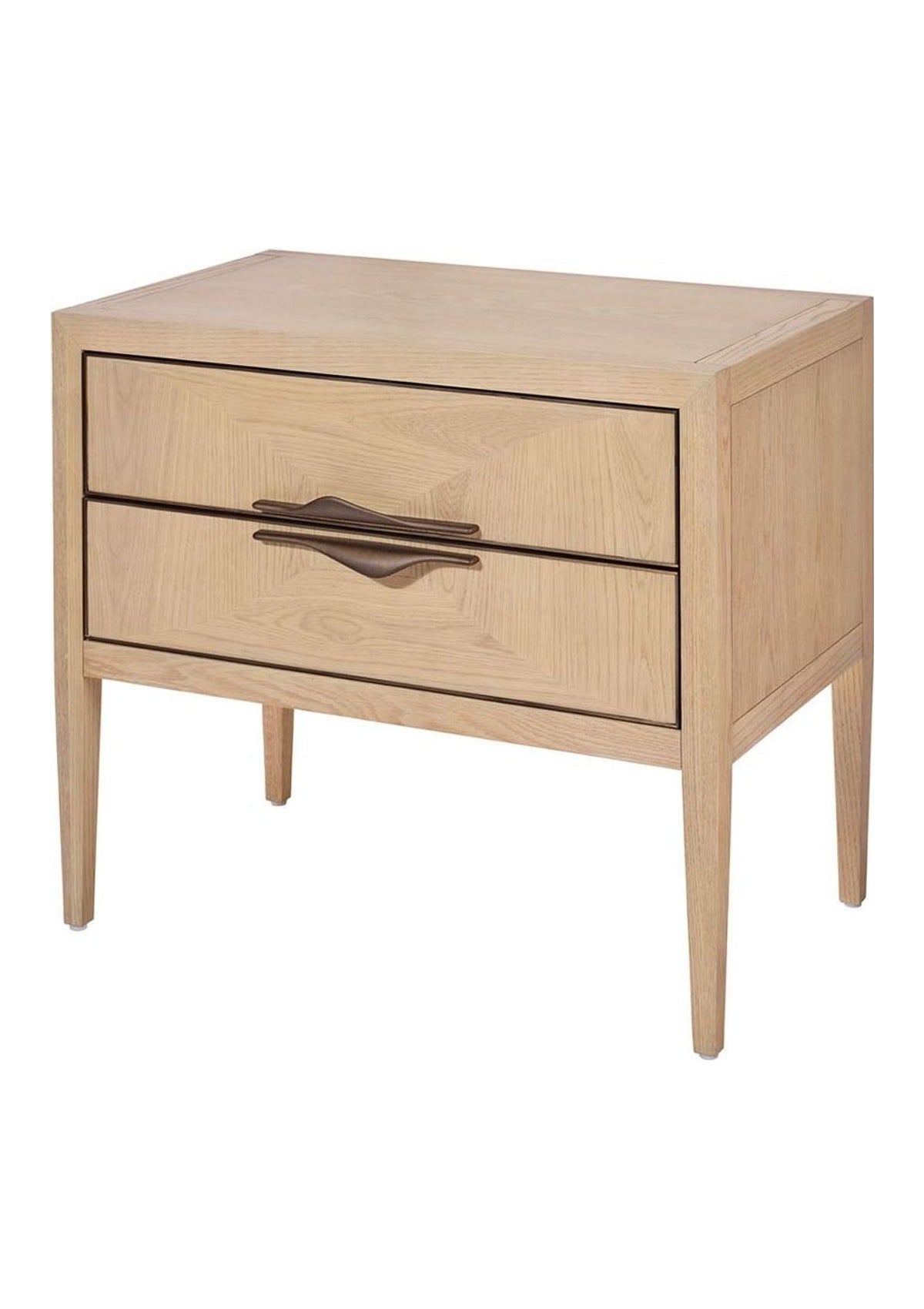 Landmark Two Drawer Nightstand in Natural