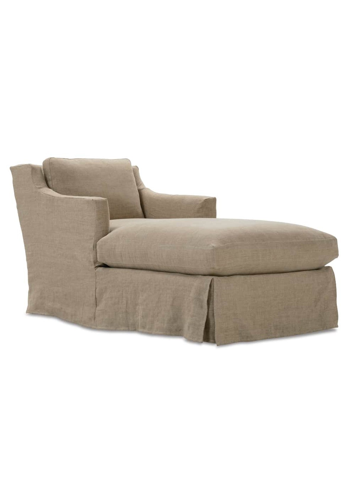 Madeline Slipcovered Chaise Chair