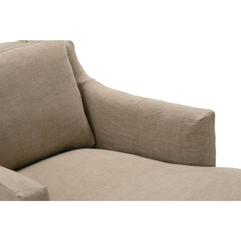 Madeline Slipcovered Chaise Chair