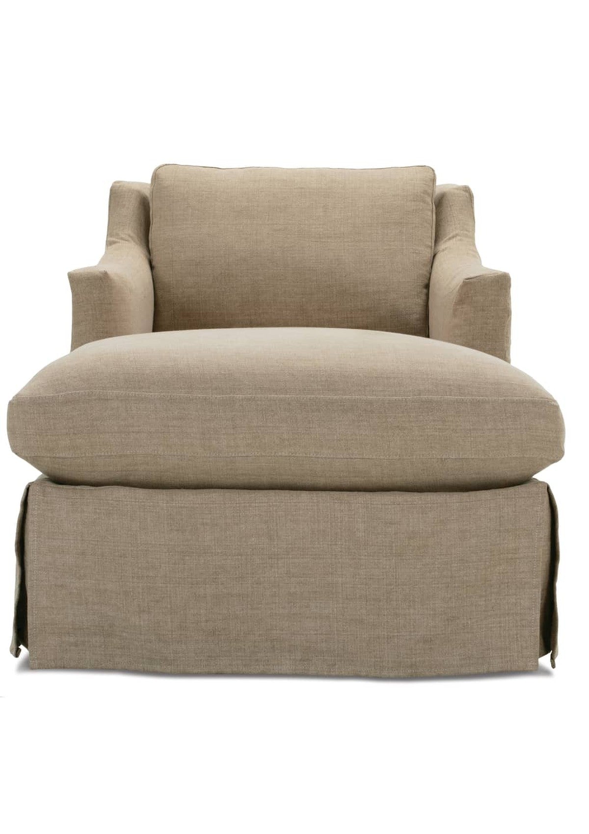 Madeline Slipcovered Chaise Chair