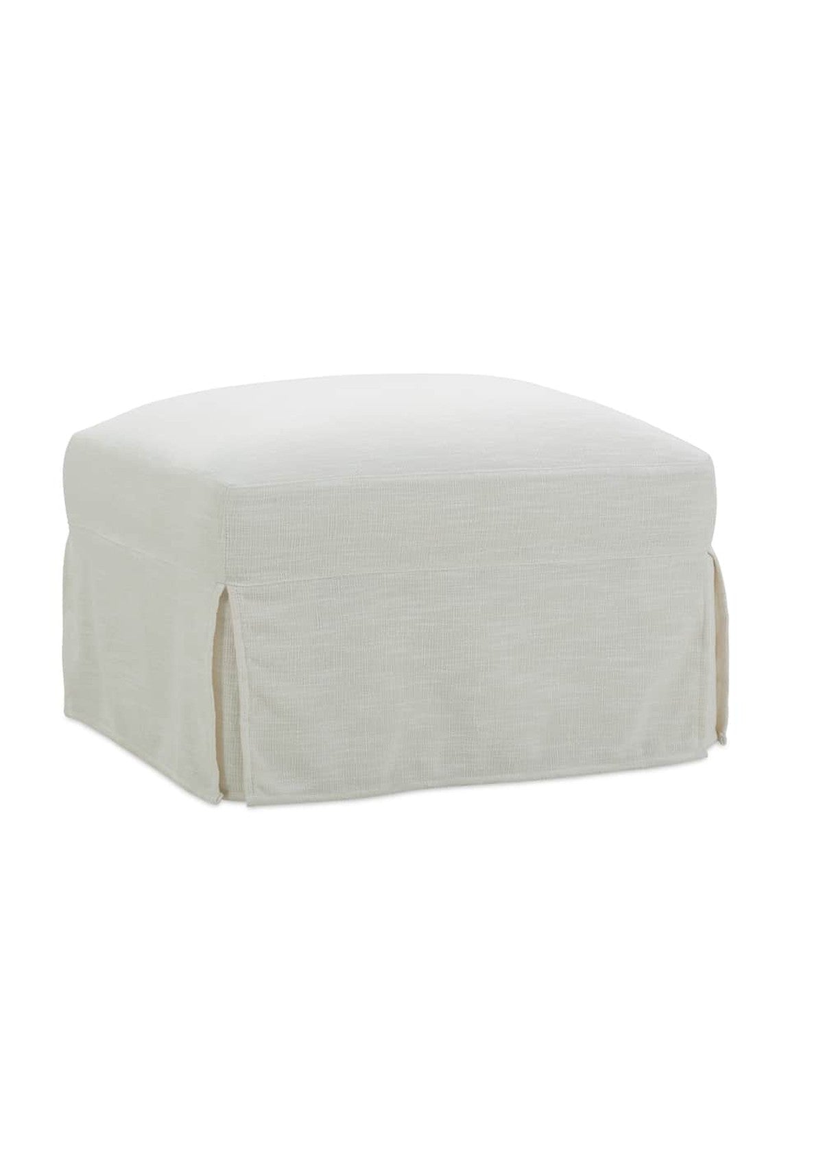 Madeline Slipcovered Ottoman