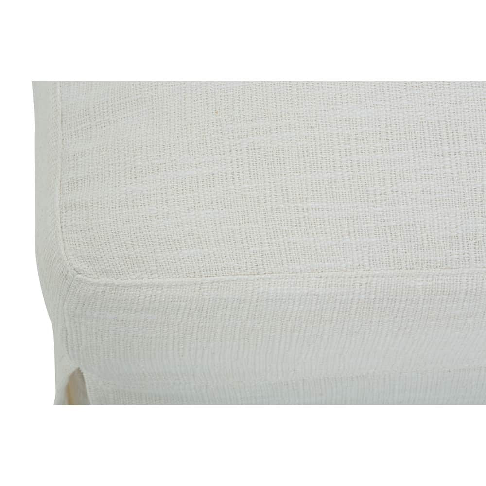 Madeline Slipcovered Ottoman