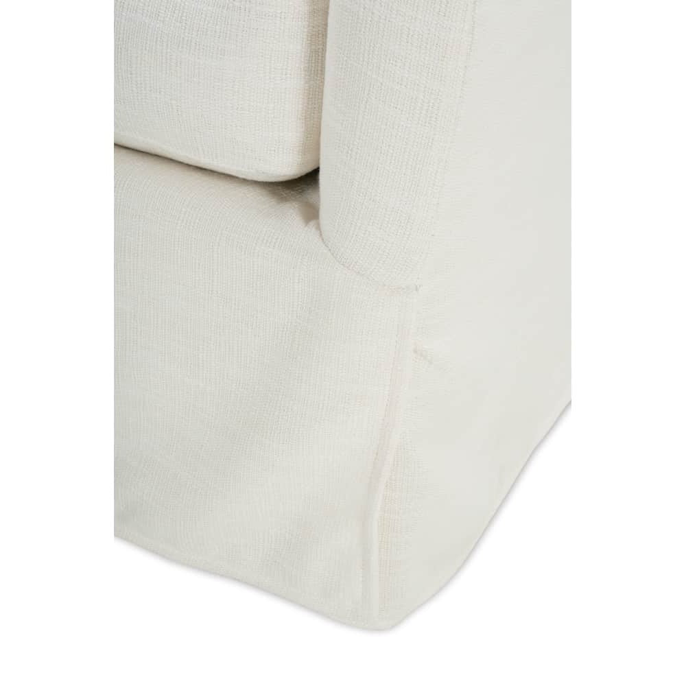 Madeline Slipcovered Swivel Chair