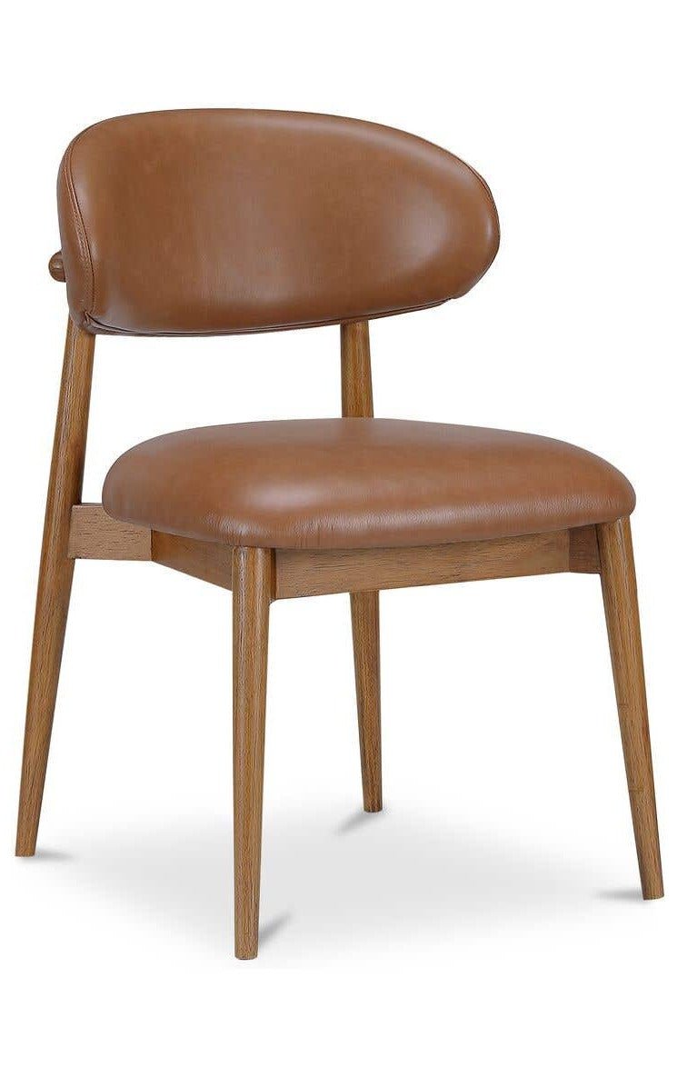 Ellie Dining Chair Leather - Brown
