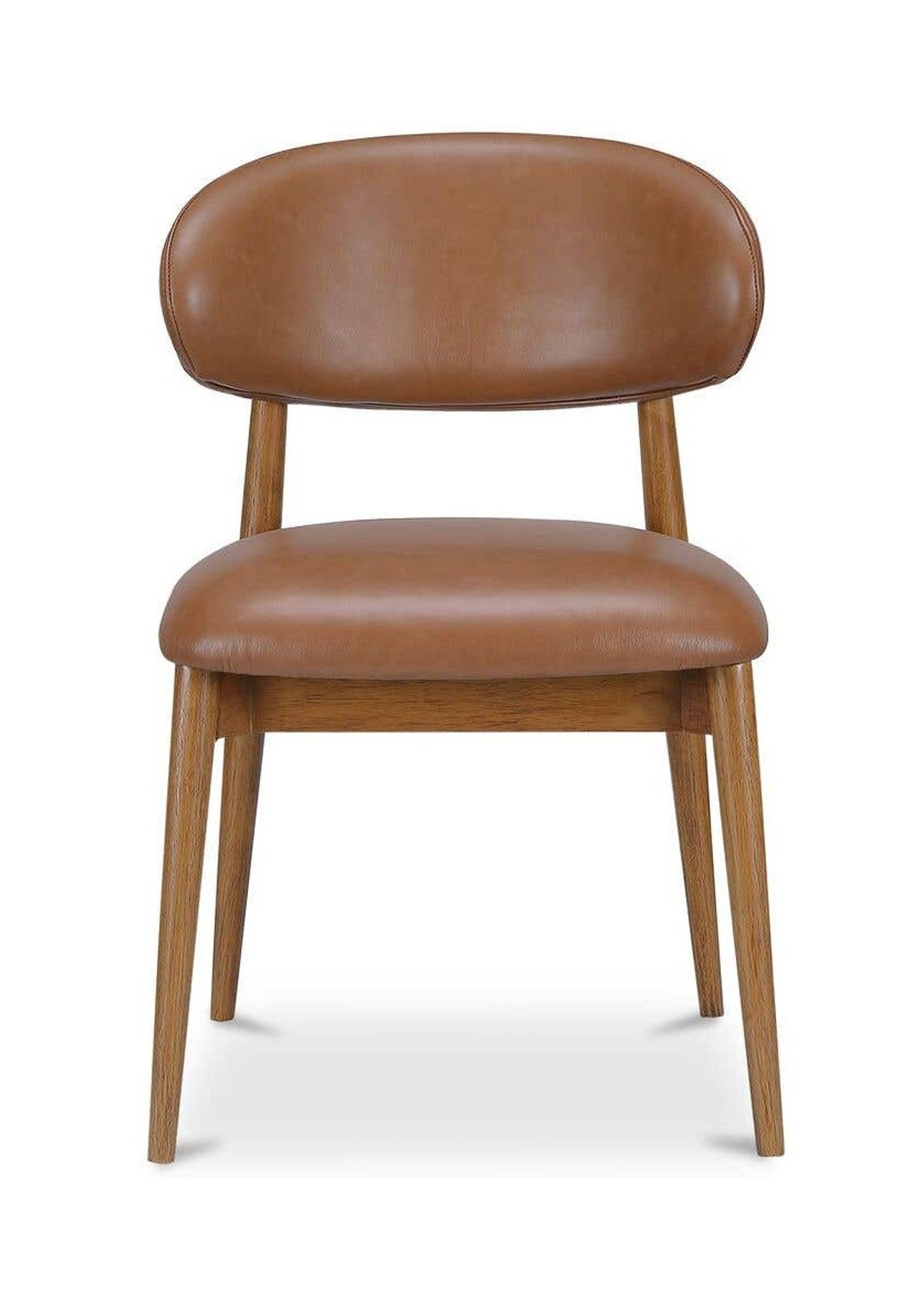 Ellie Dining Chair Leather - Brown