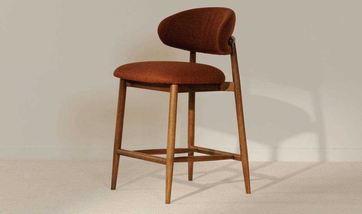 Ellie Counter Stool - Rust