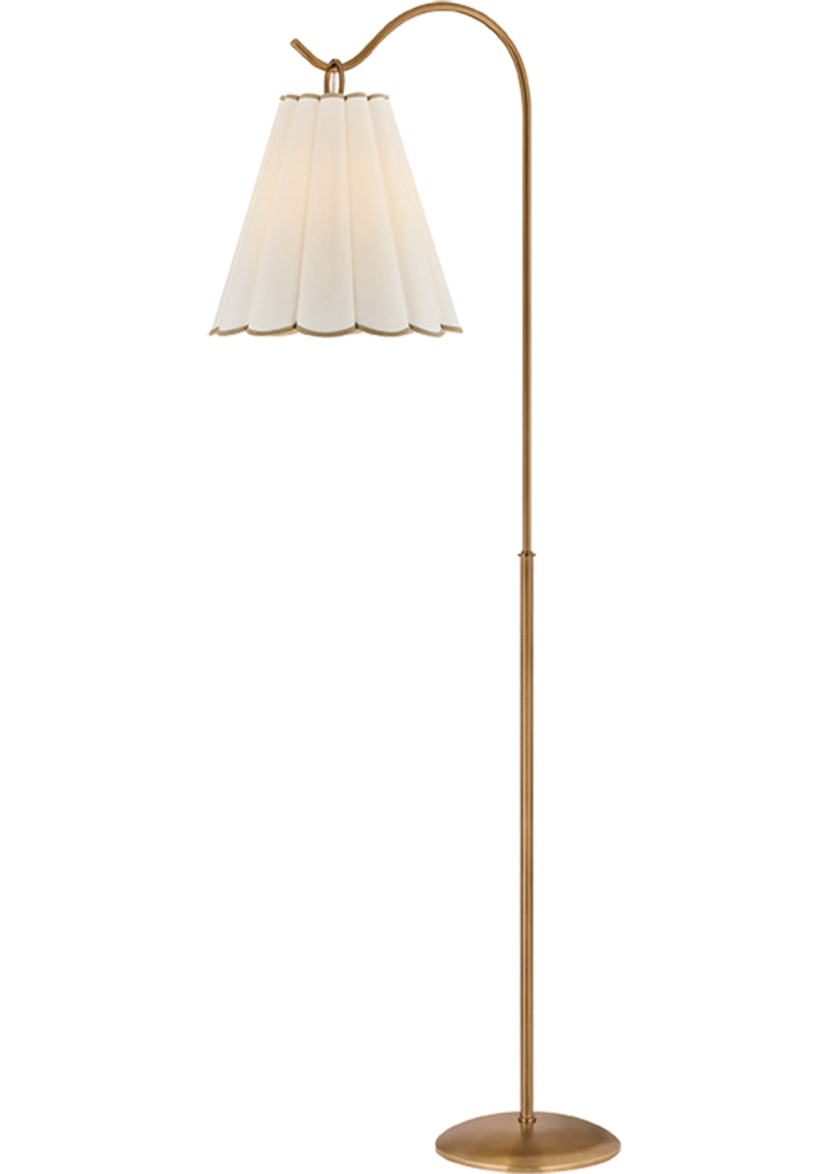 Eula Floor Lamp in Patina Brass