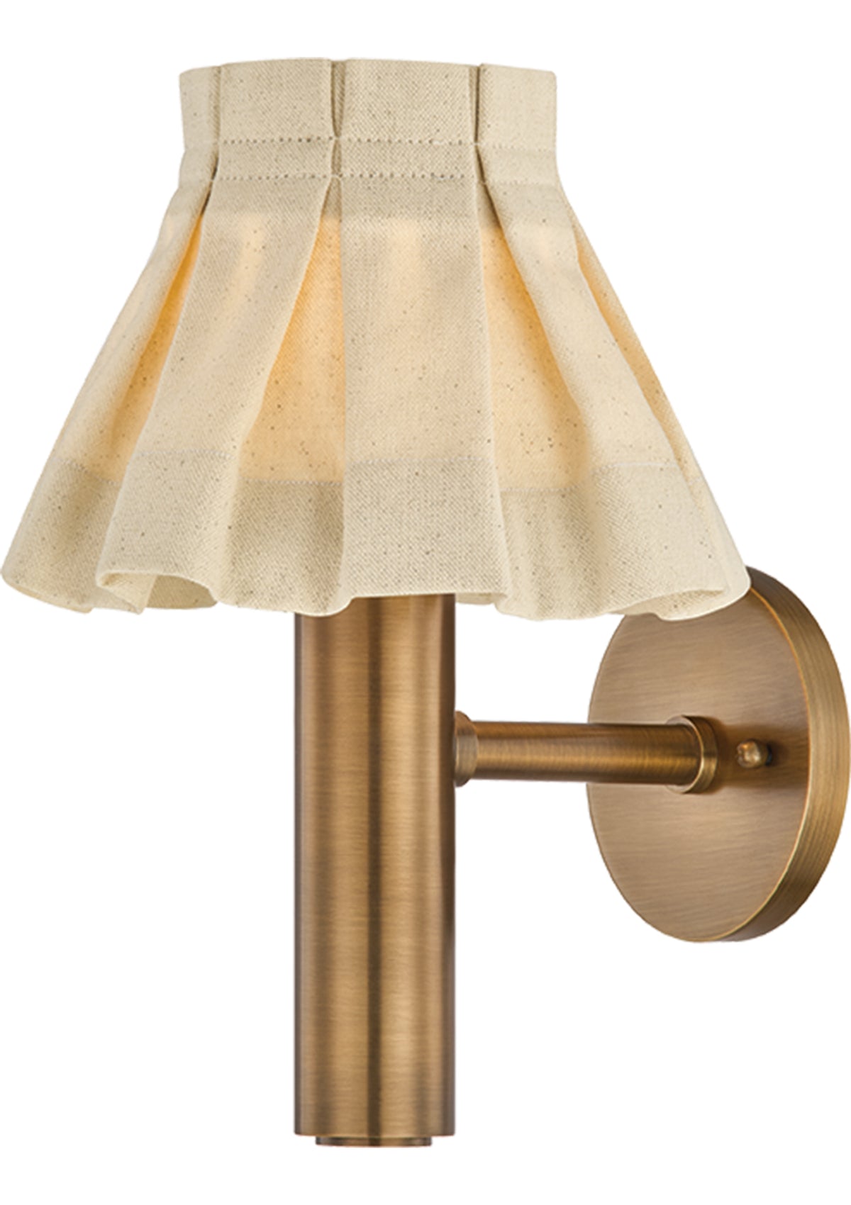 Eunice Wall Sconce in Patina Brass