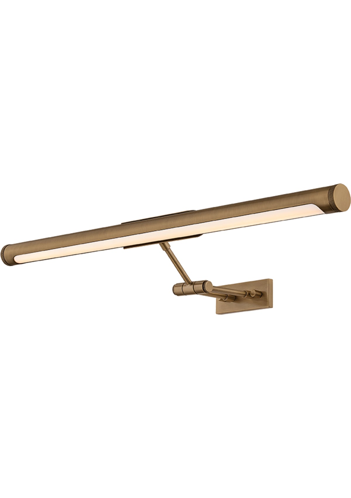 Kenya Rechargeable Picture Light – 24.5" W in Patina Brass