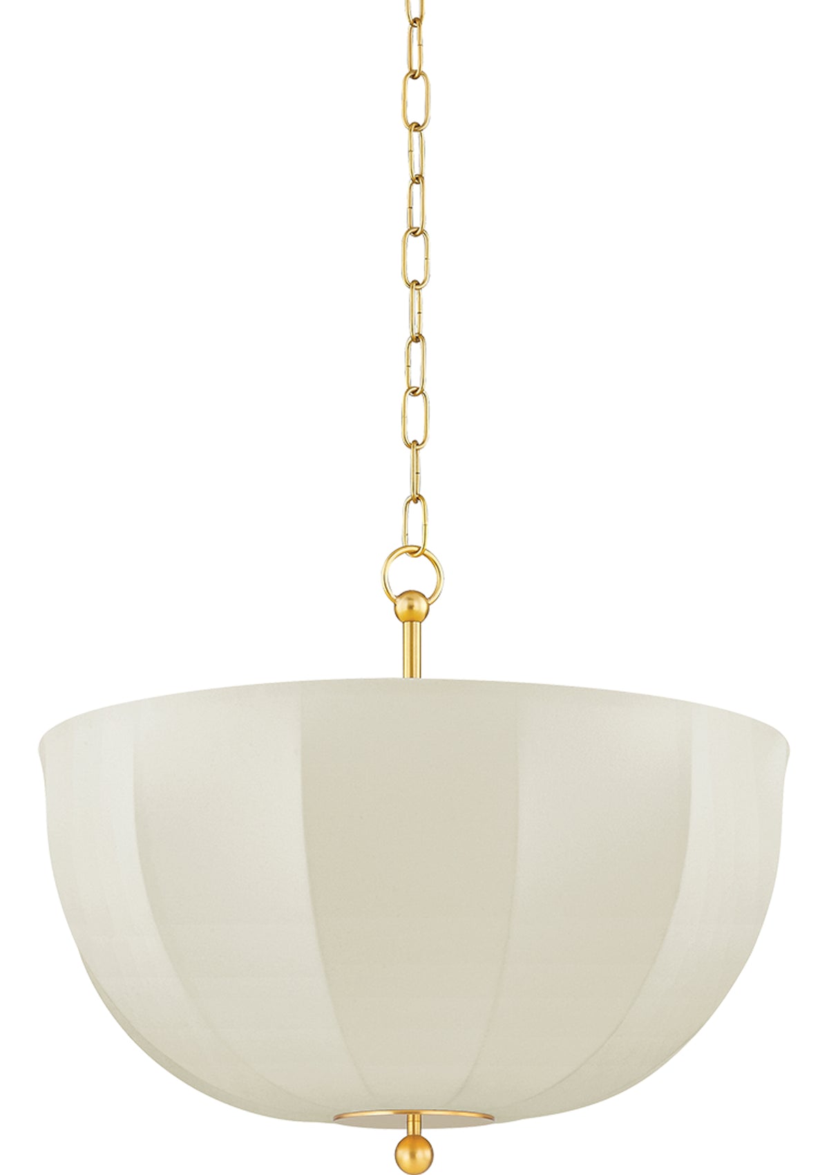 Meshelle Pendant in Aged Brass