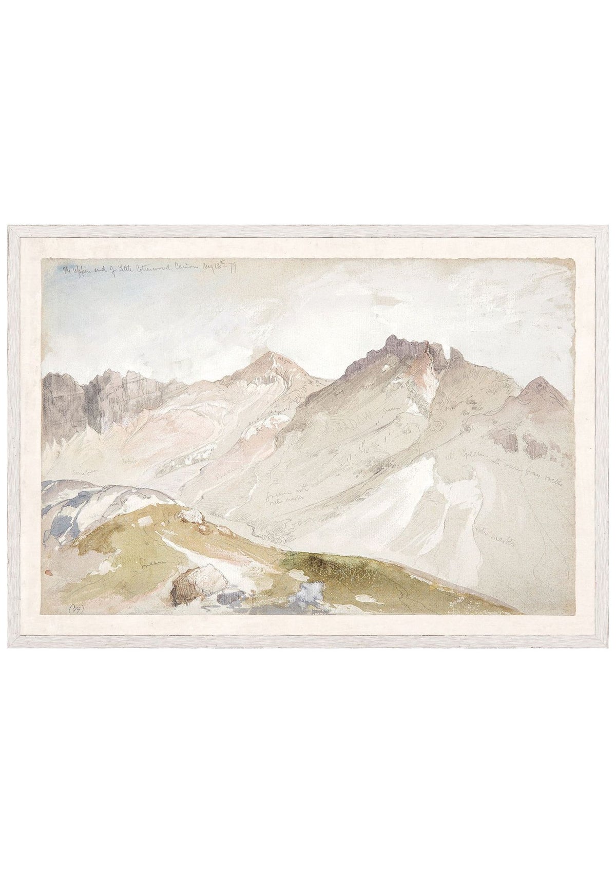 Moran – Cottonwood Canyon, Utah C. 1888